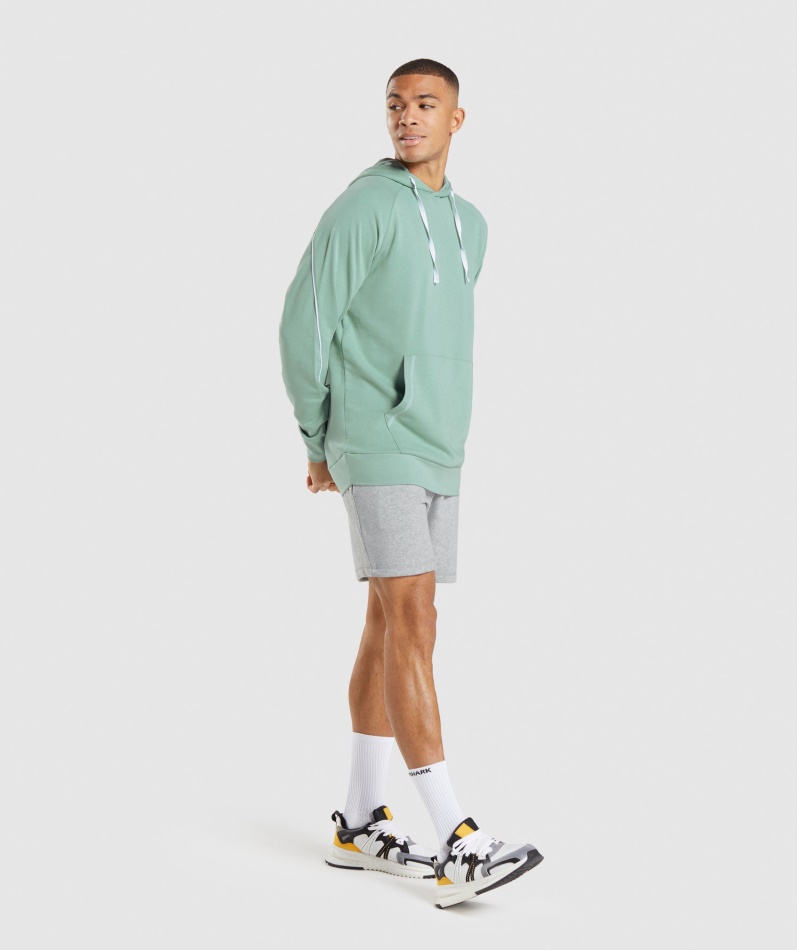 Gymshark Recess Hettegenser Maya Blå-hvit