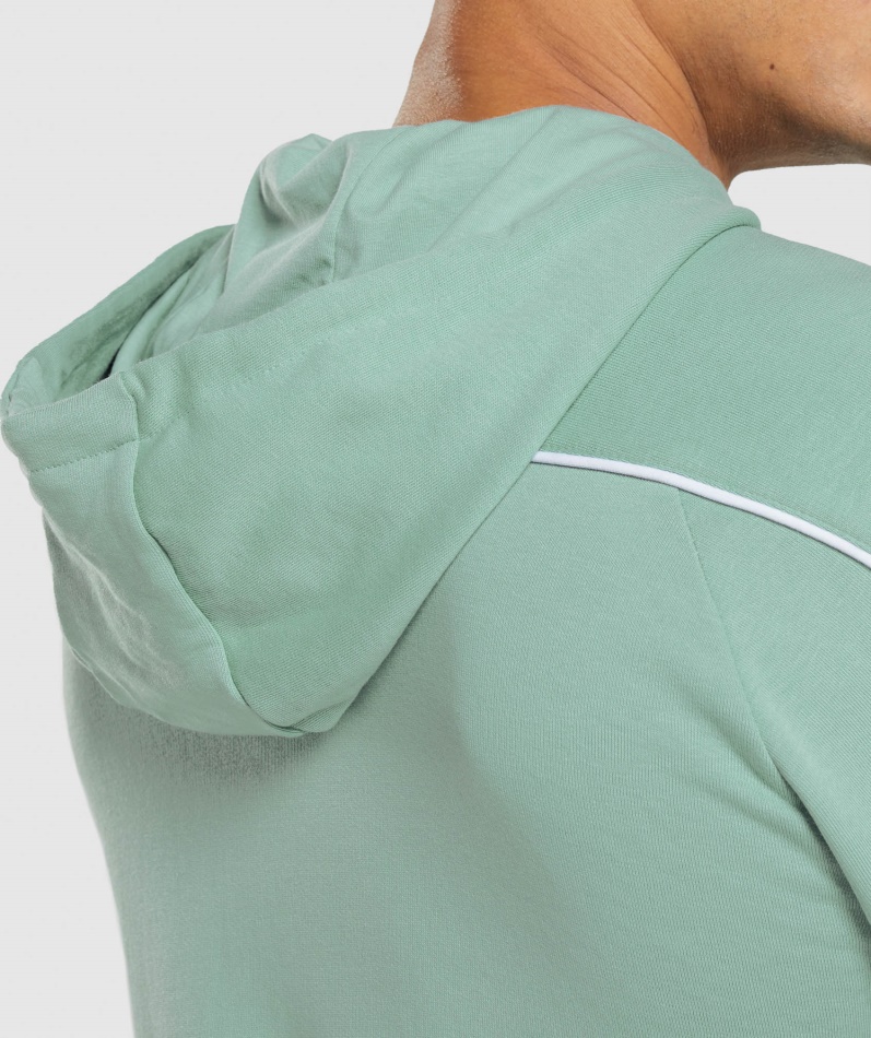 Gymshark Recess Hettegenser Maya Blå-hvit