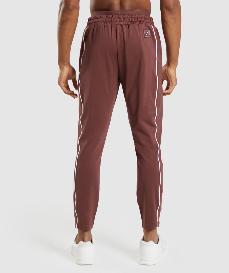 Gymshark Recess Jogger Kirsebærbrun-hvit
