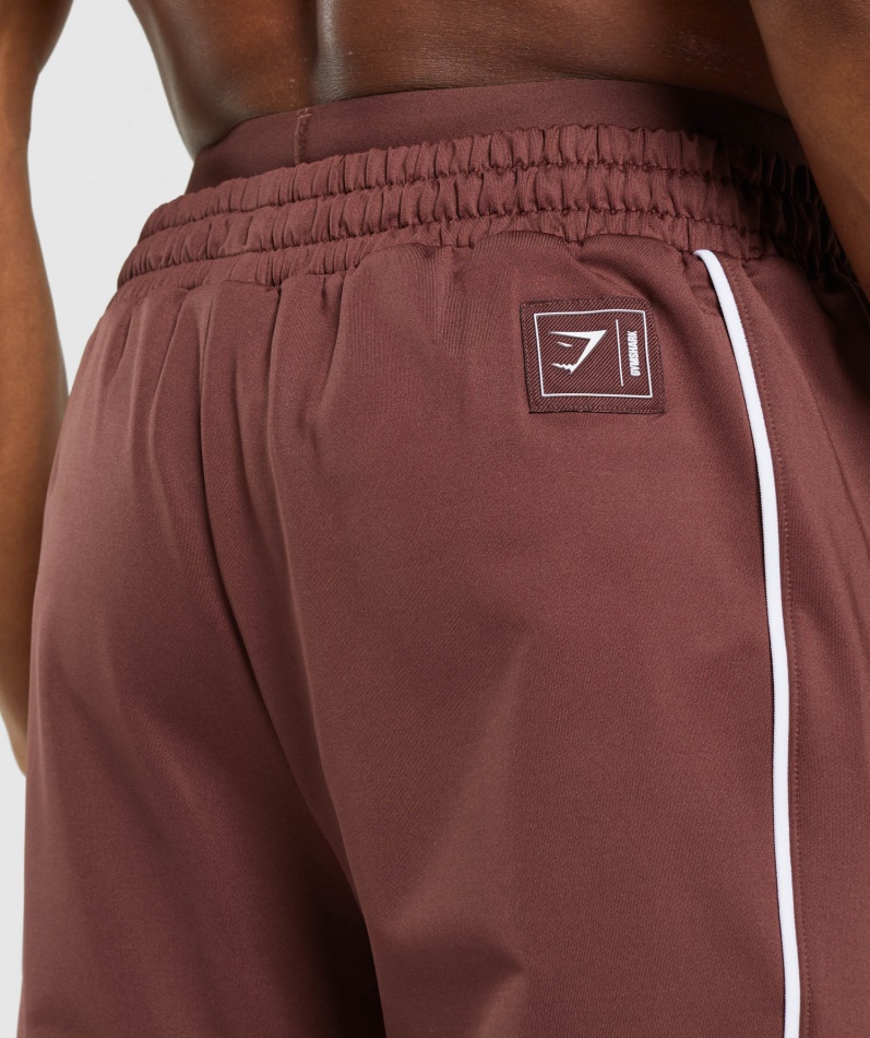 Gymshark Recess Jogger Kirsebærbrun-hvit