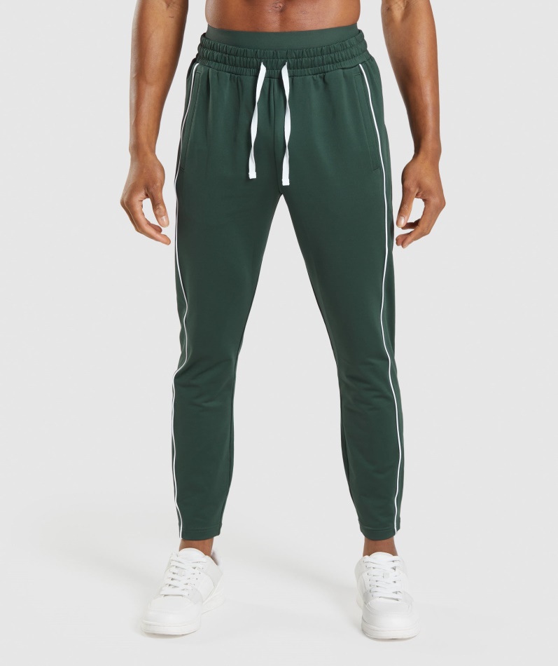 Gymshark Recess Joggers Obsidian Grønn-hvit