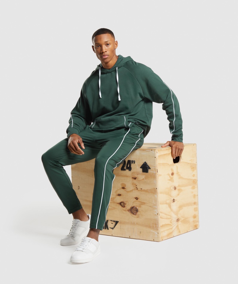 Gymshark Recess Joggers Obsidian Grønn-hvit