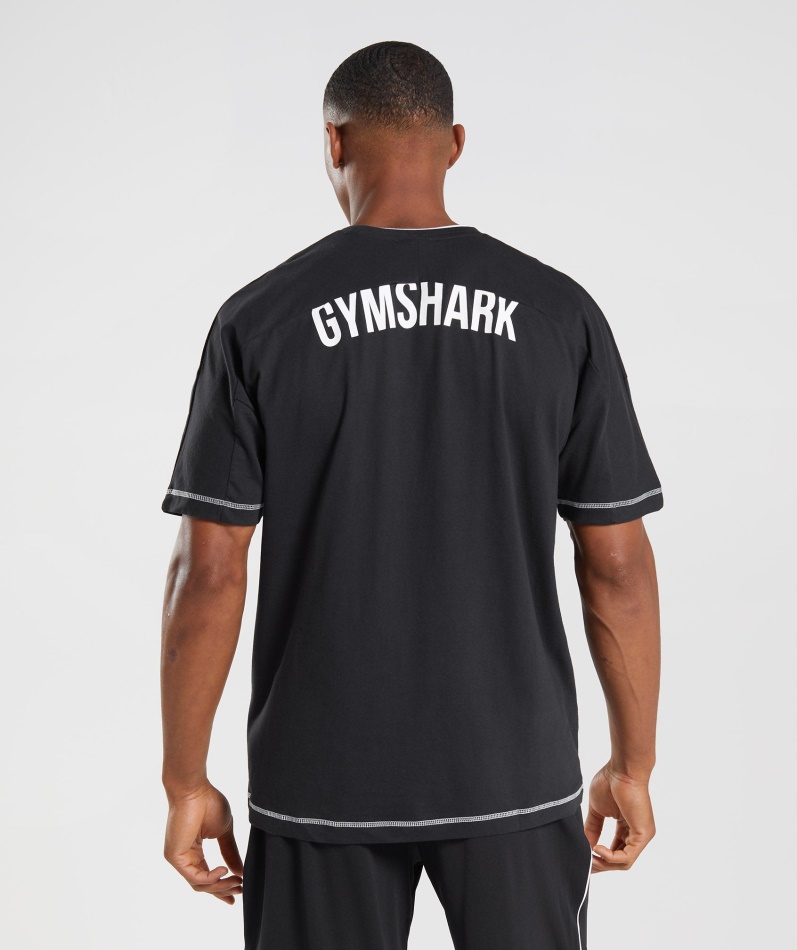 Gymshark Recess T-skjorte Svart-hvit