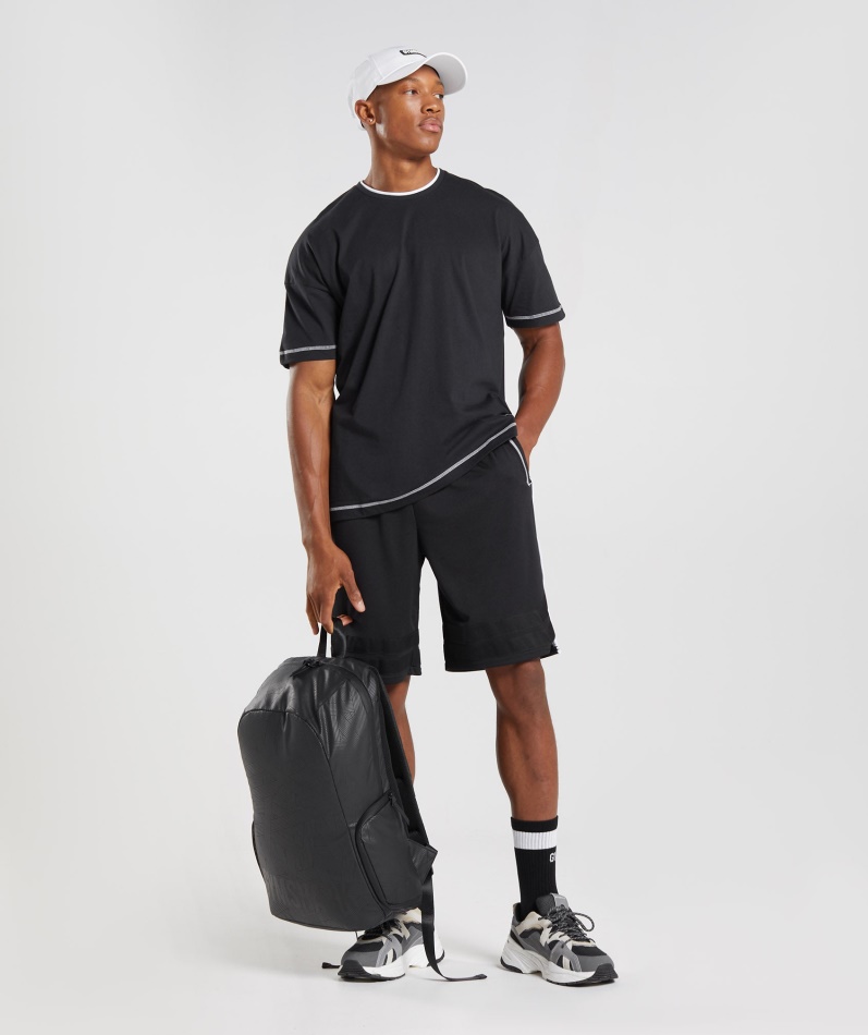 Gymshark Recess T-skjorte Svart-hvit