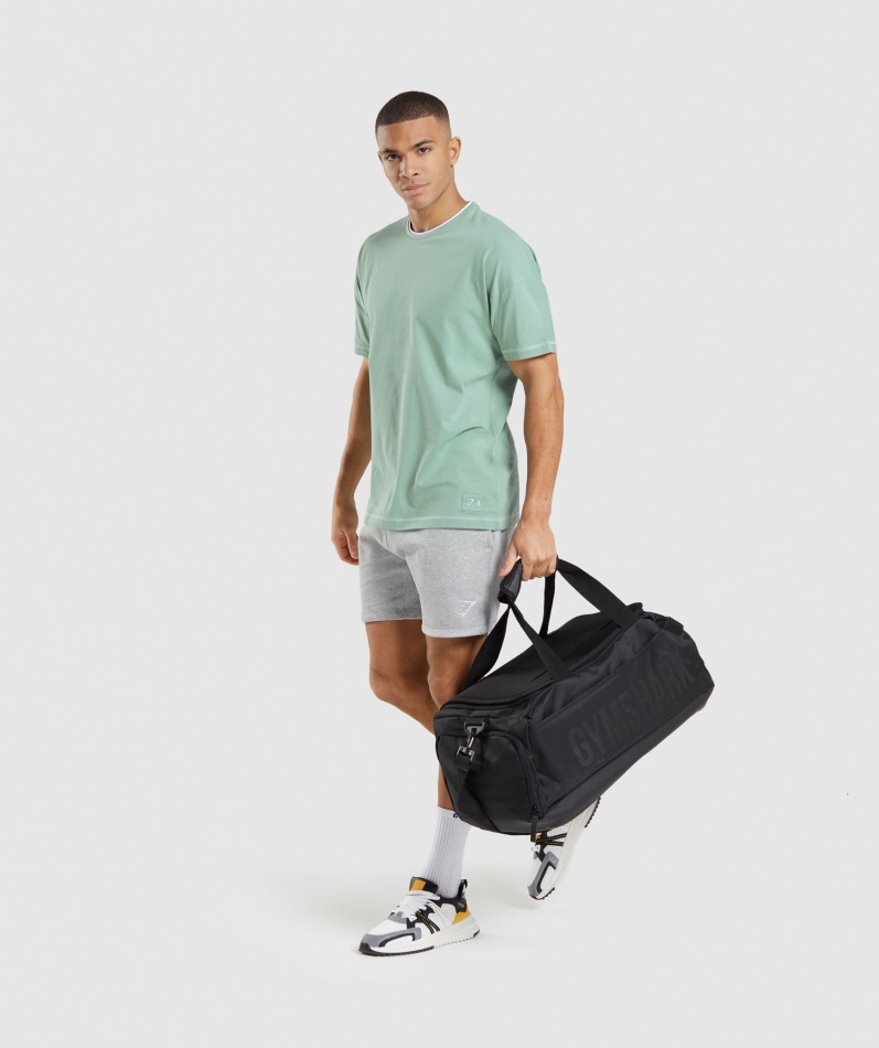 Gymshark Forsenkning T-skjorte Maya Blå-hvit