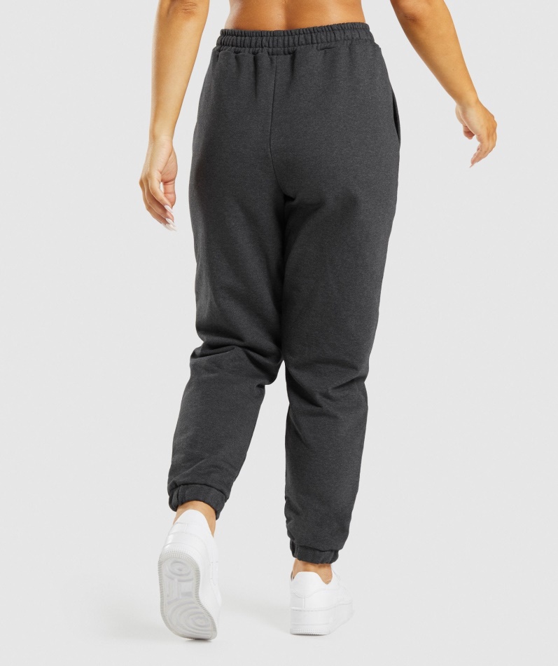 Gymshark Hviledag Svette Joggere Black Merg