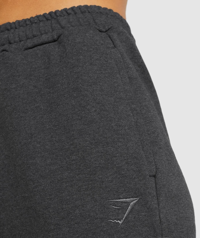 Gymshark Hviledag Svette Joggere Black Merg