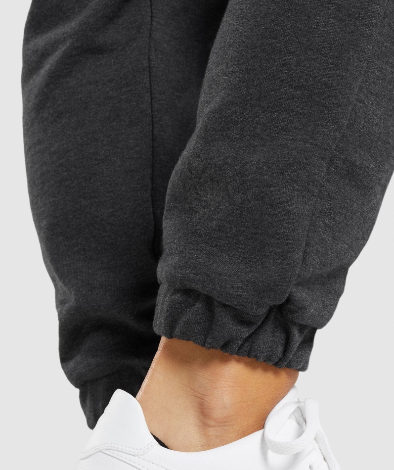 Gymshark Hviledag Svette Joggere Black Merg