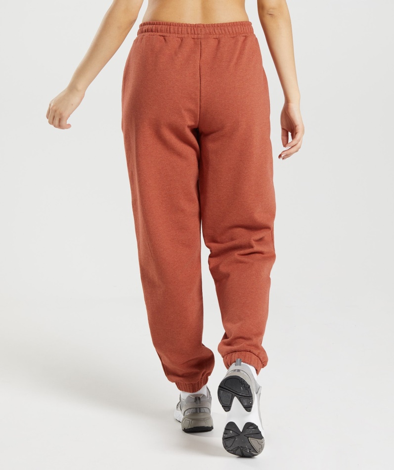 Gymshark Hviledag Svette Joggere Kanelbrun Mergel