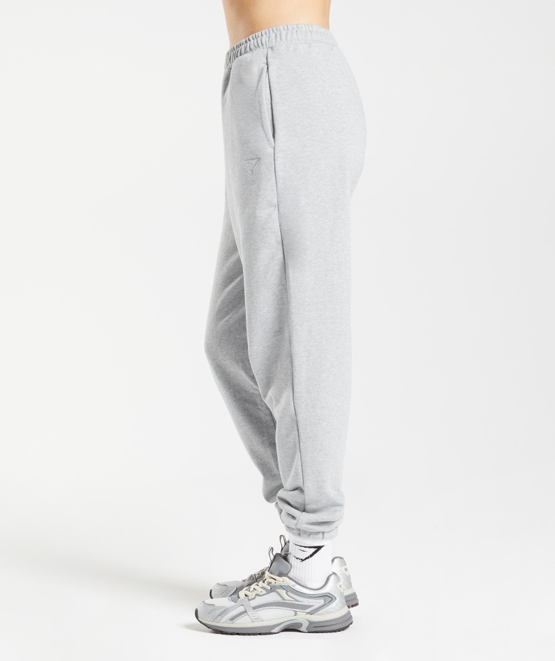 Gymshark Hviledag Svette Joggers Lys Grå Kjernemergel