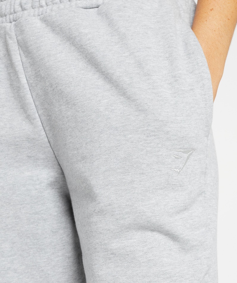 Gymshark Hviledag Svette Joggers Lys Grå Kjernemergel