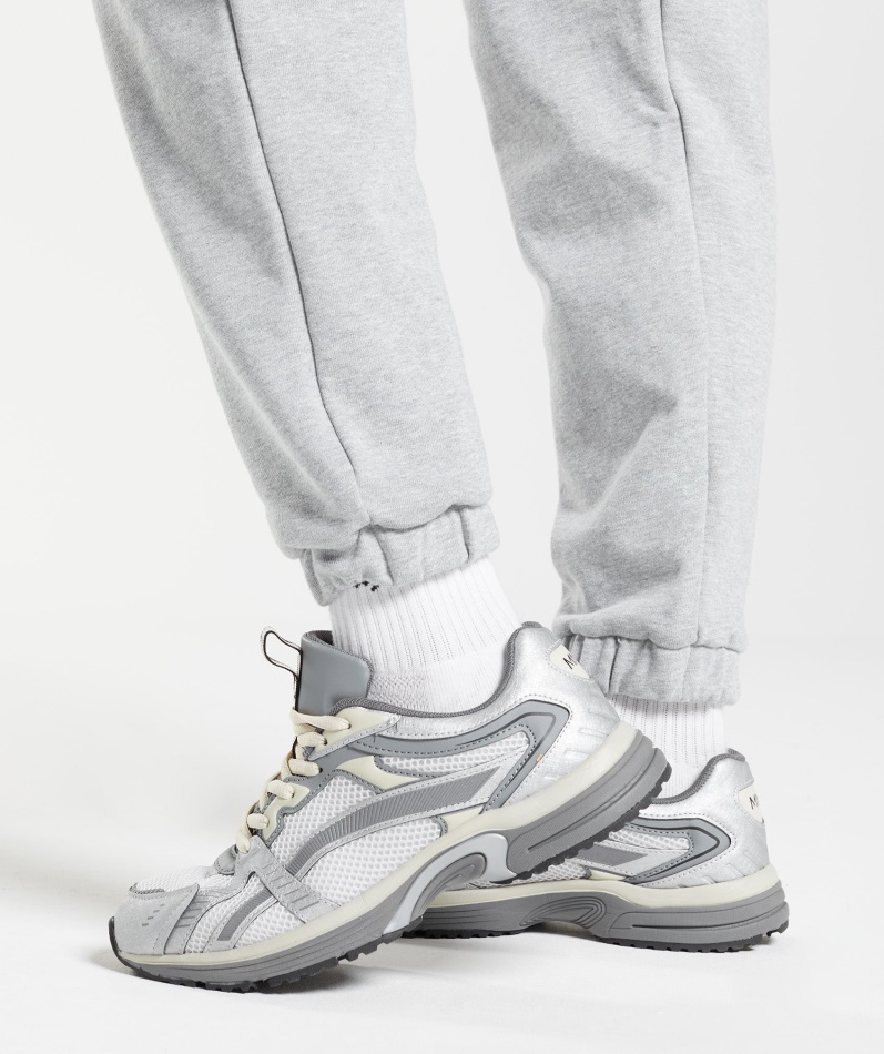 Gymshark Hviledag Svette Joggers Lys Grå Kjernemergel