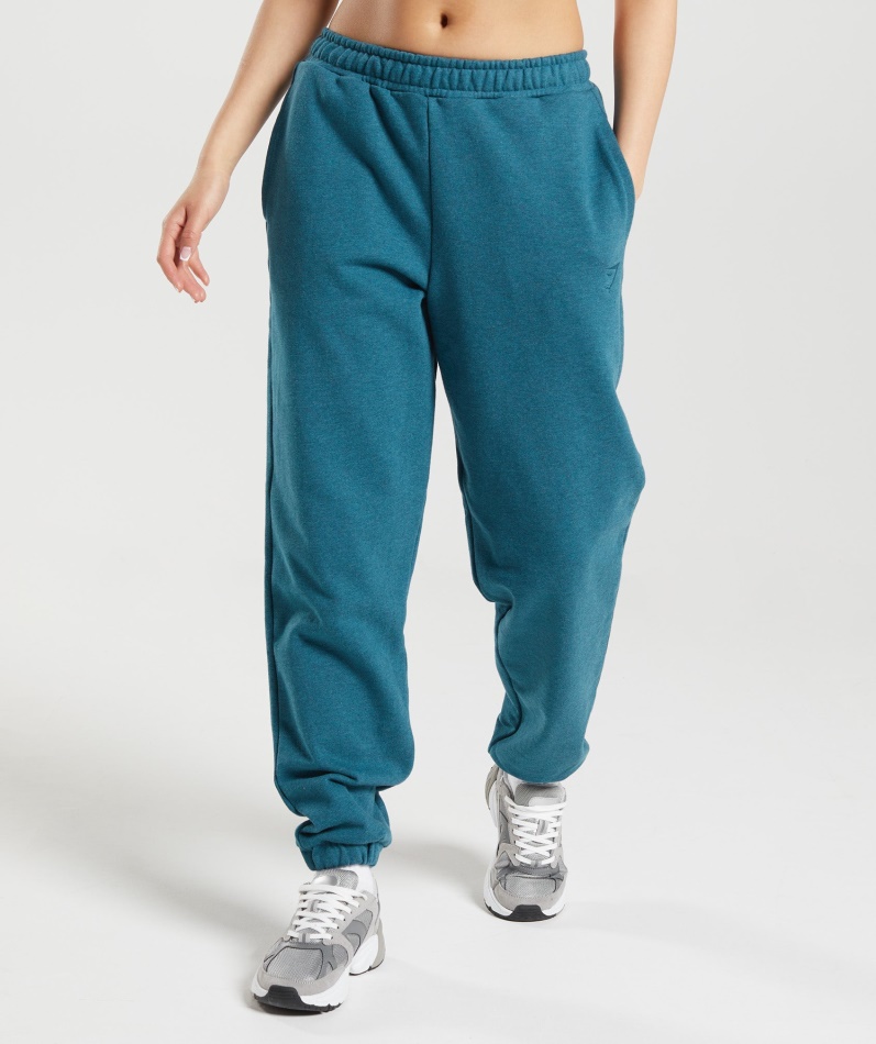 Gymshark Hviledag Svette Joggers Steel Blue Merg