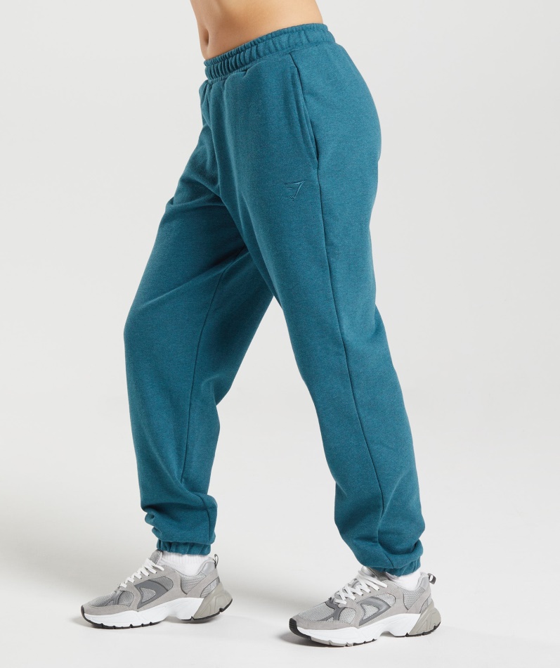 Gymshark Hviledag Svette Joggers Steel Blue Merg