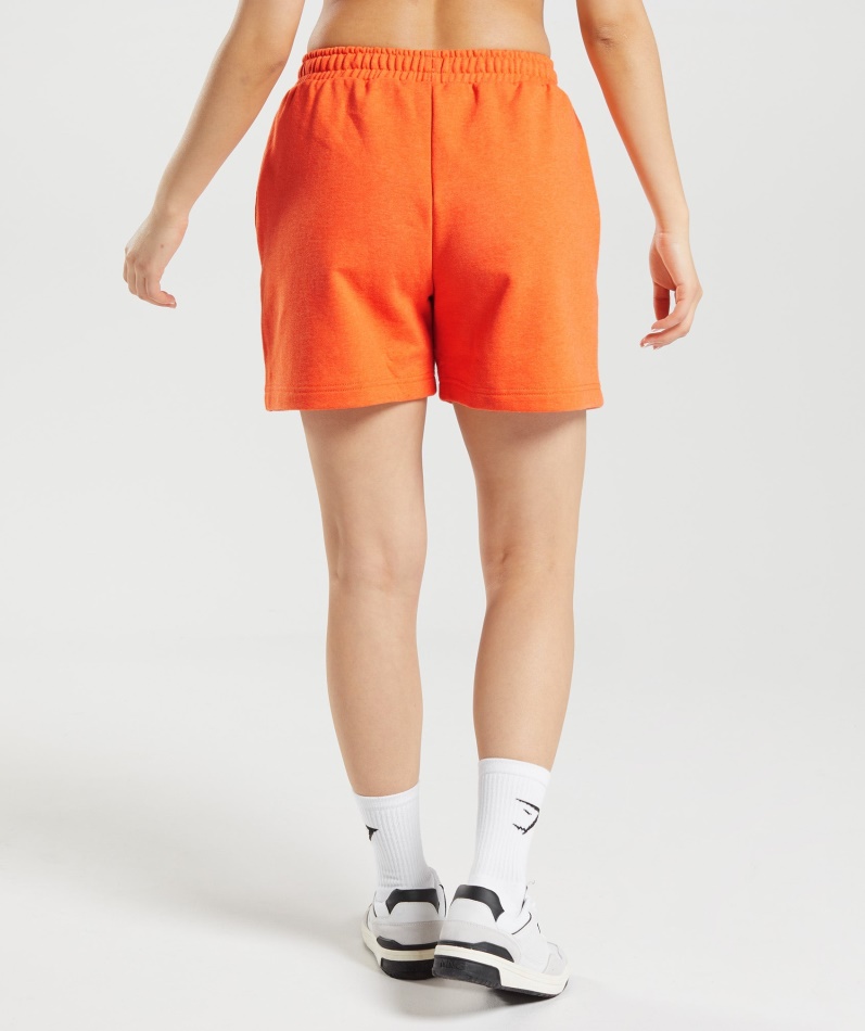 Gymshark Hviledag Svette Shorts Blaze Orange Mergel