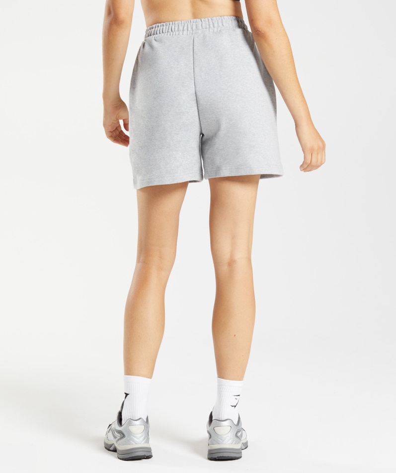 Gymshark Hviledag Svette Shorts Lys Grå Kjernemergel