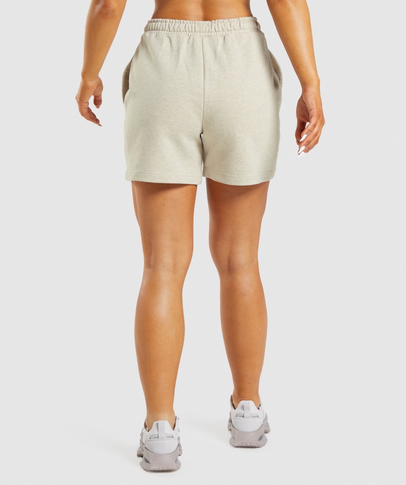 Gymshark Hviledag Svette Shorts Sand Mergel