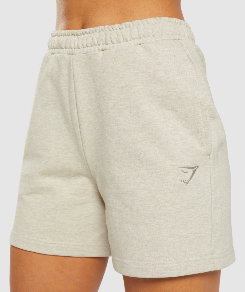 Gymshark Hviledag Svette Shorts Sand Mergel