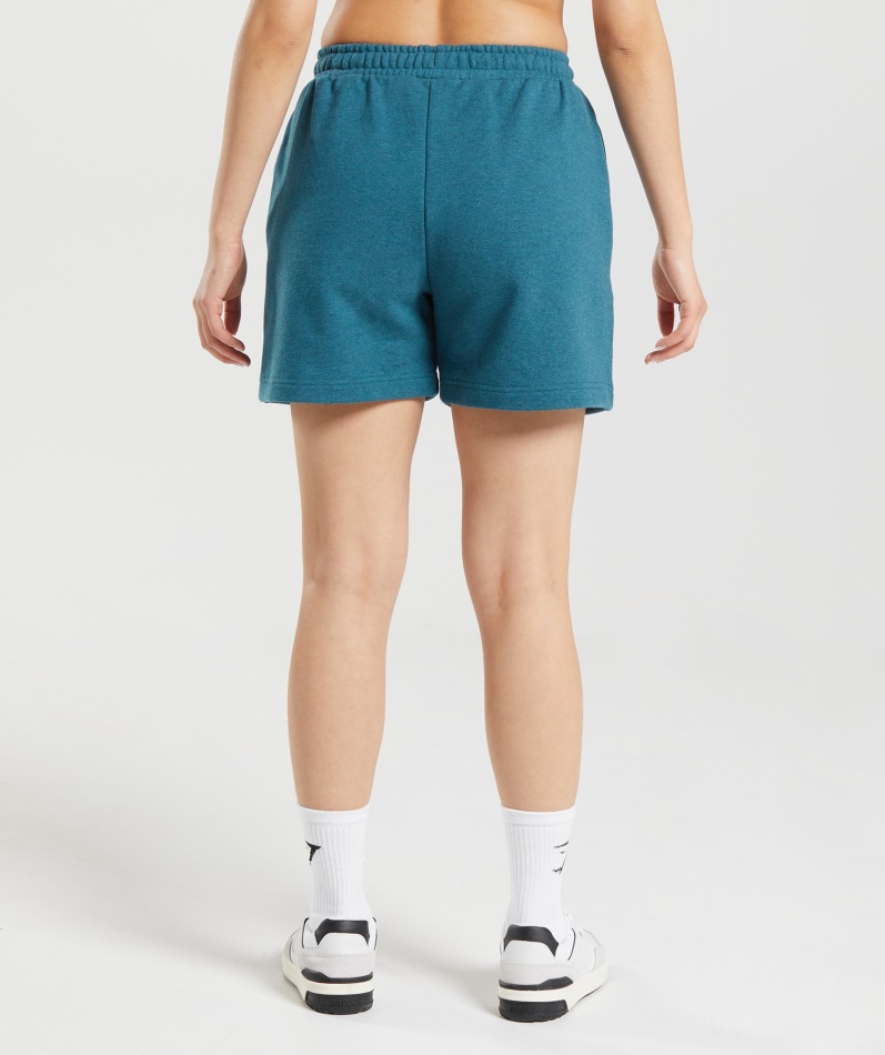 Gymshark Hviledag Svette Shorts Stål Blå Mergel
