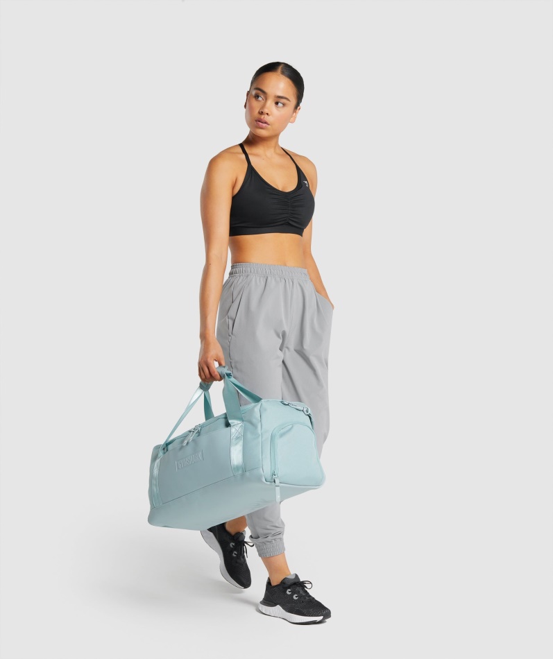 Gymshark Ruched Sports-bh Svart