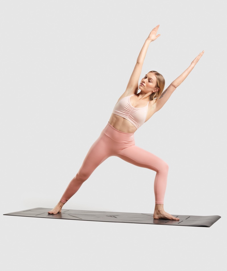 Gymshark Ruched Sports-bh Lys Rosa