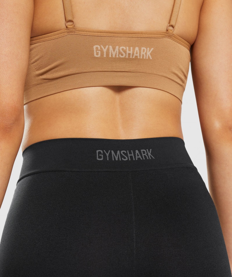 Gymshark Sømløse Boksere Svart