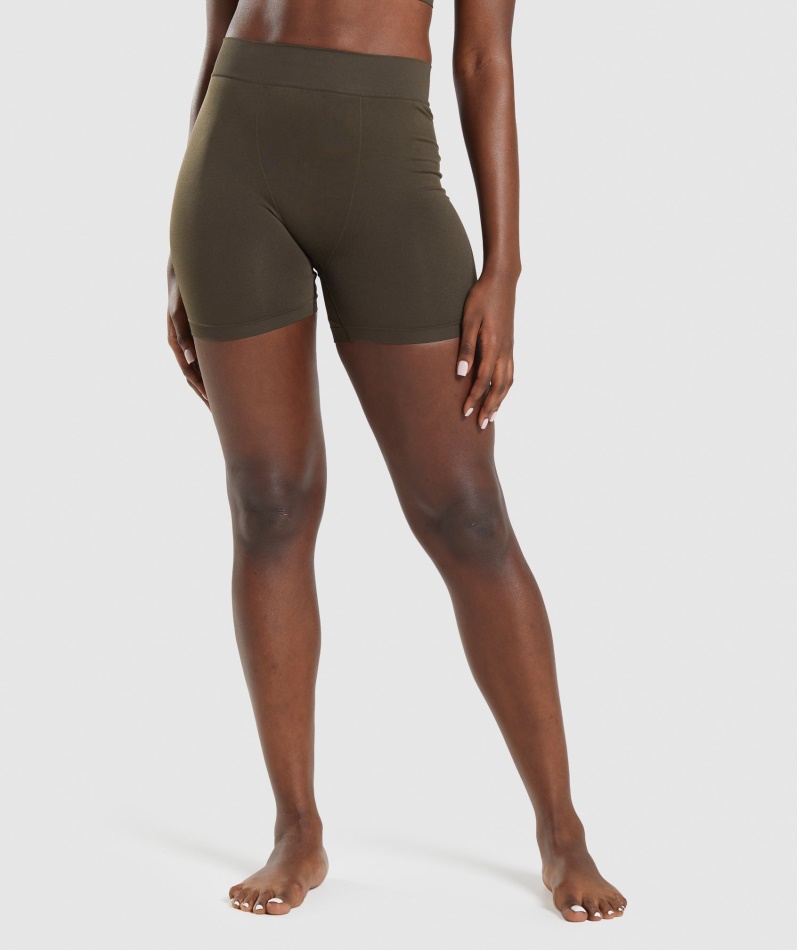 Gymshark Sømløse Boksere Espresso Brun