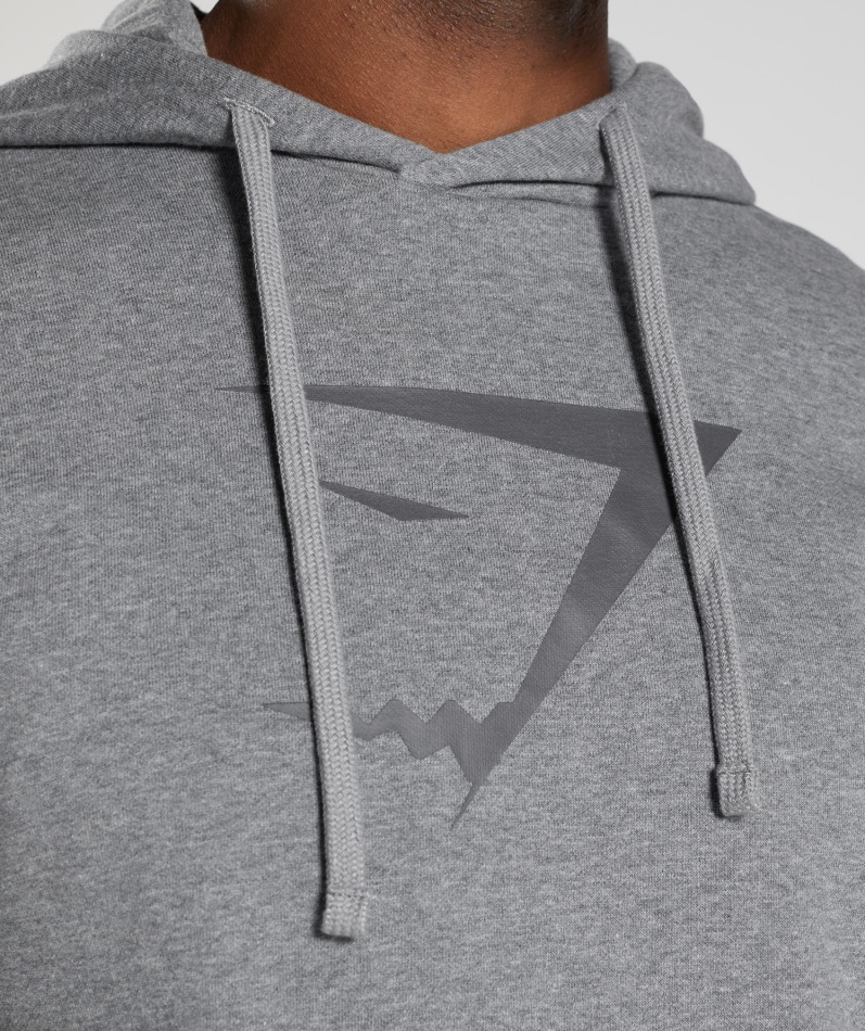 Gymshark Sharkhead Infill Hettegenser Kullgrå Mergel