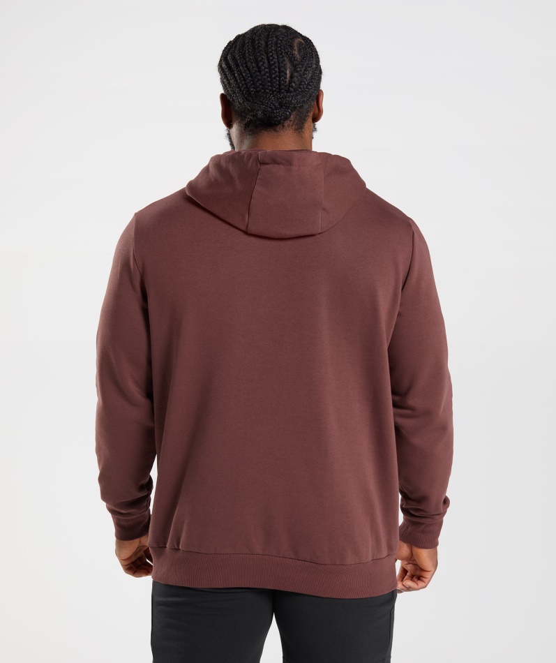 Gymshark Sharkhead Infill Hettegenser Kirsebærbrun