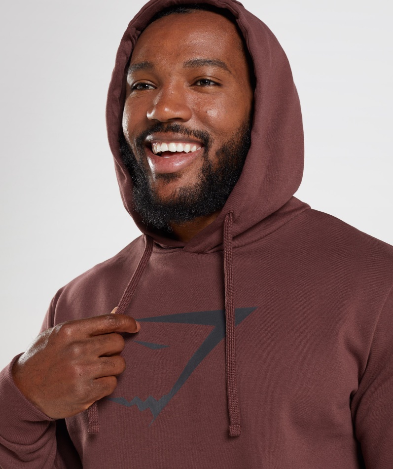 Gymshark Sharkhead Infill Hettegenser Kirsebærbrun