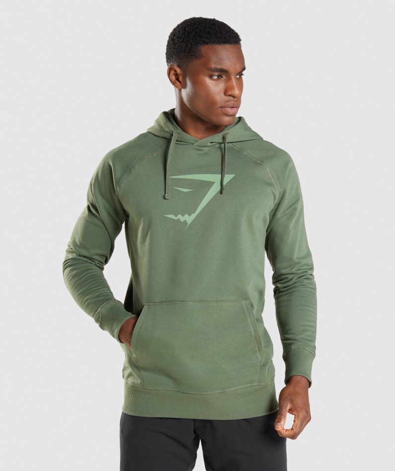 Gymshark Sharkhead Infill Hettegenser Grønn