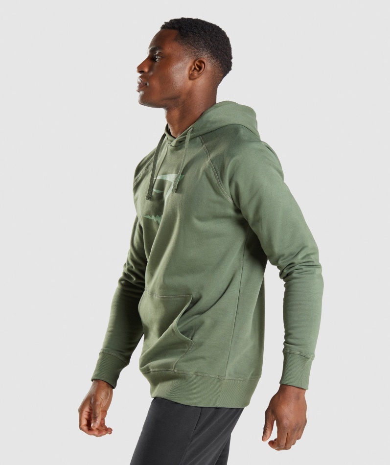 Gymshark Sharkhead Infill Hettegenser Grønn