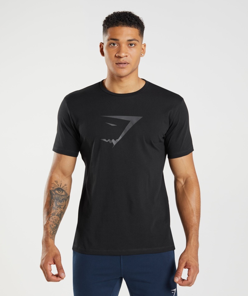 Gymshark Sharkhead Infill T-skjorte Svart