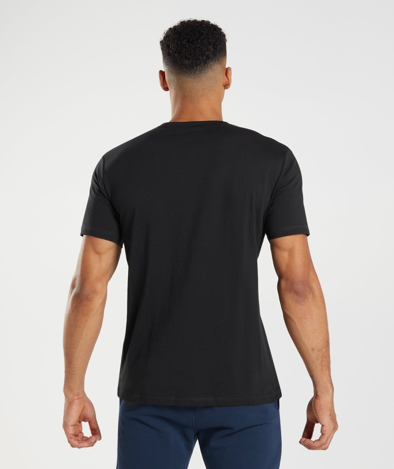 Gymshark Sharkhead Infill T-skjorte Svart