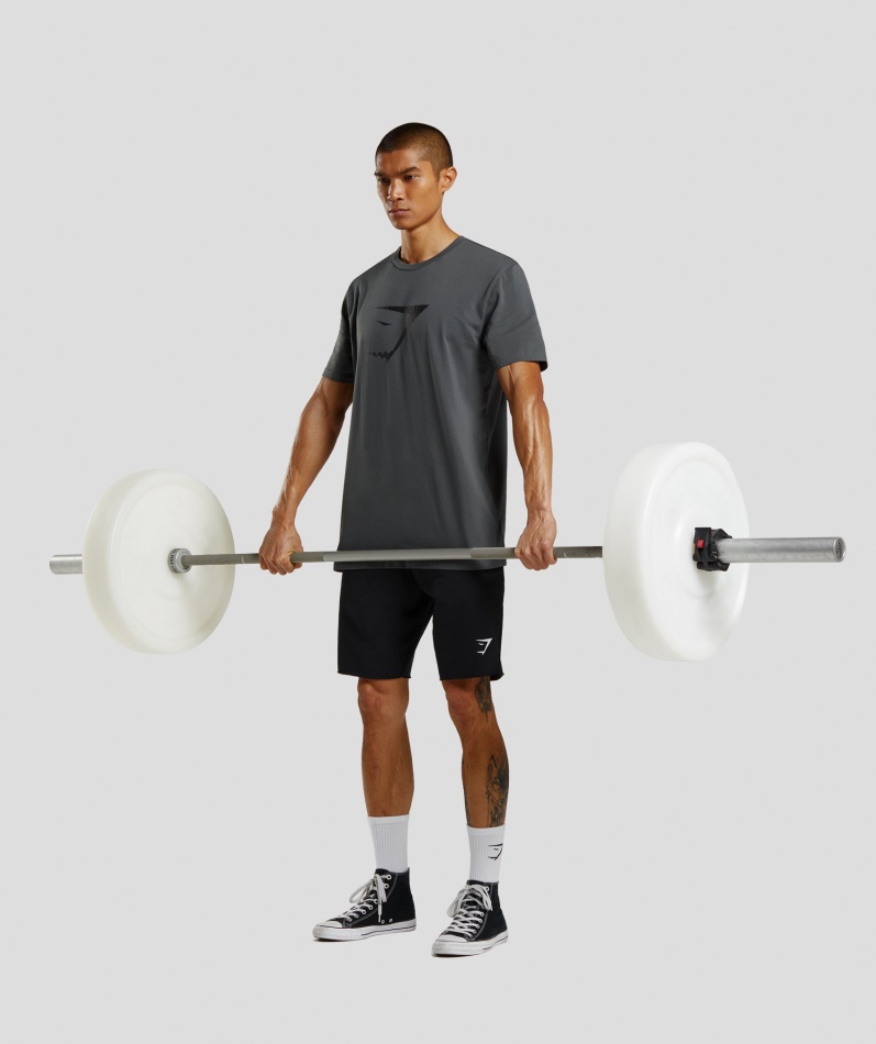 Gymshark Sharkhead Infill T-skjorte Kull