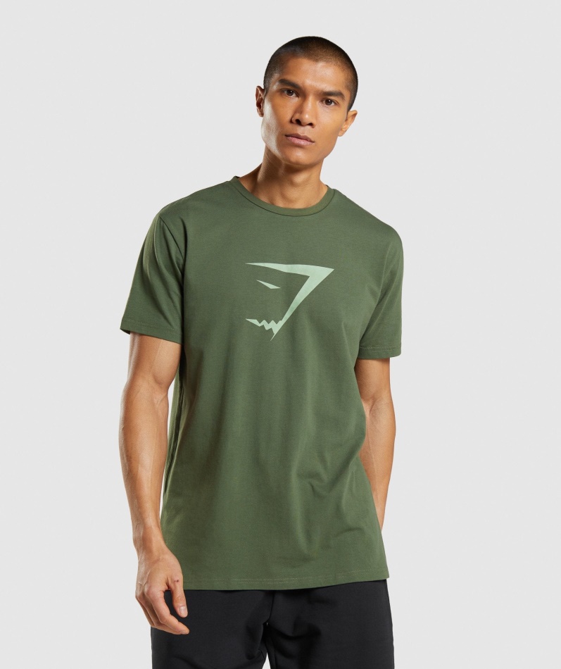 Gymshark Sharkhead Infill T-skjorte Grønn