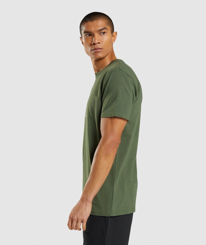 Gymshark Sharkhead Infill T-skjorte Grønn