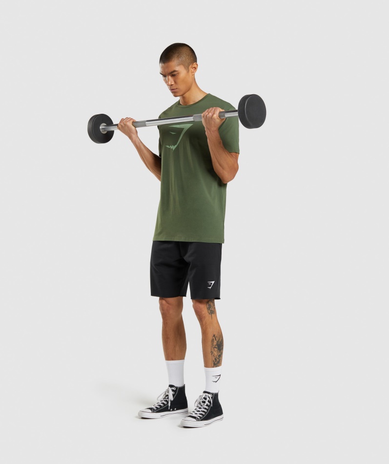 Gymshark Sharkhead Infill T-skjorte Grønn