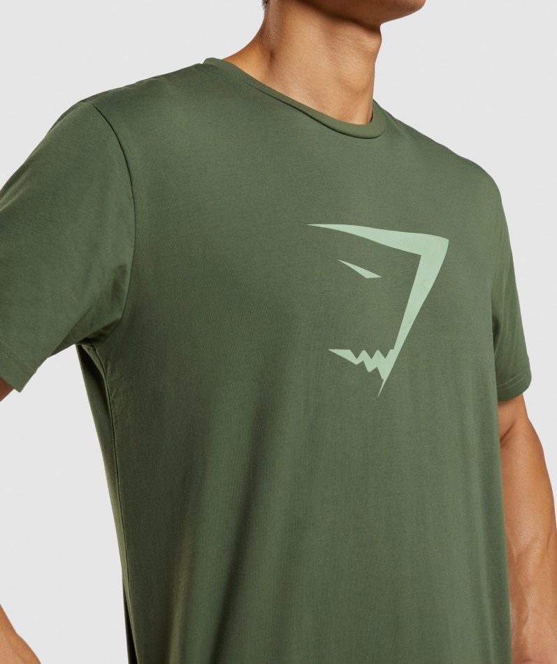 Gymshark Sharkhead Infill T-skjorte Grønn