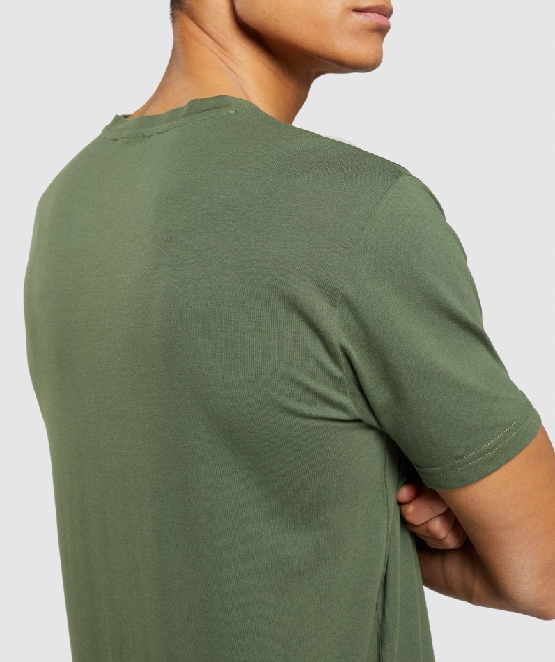 Gymshark Sharkhead Infill T-skjorte Grønn