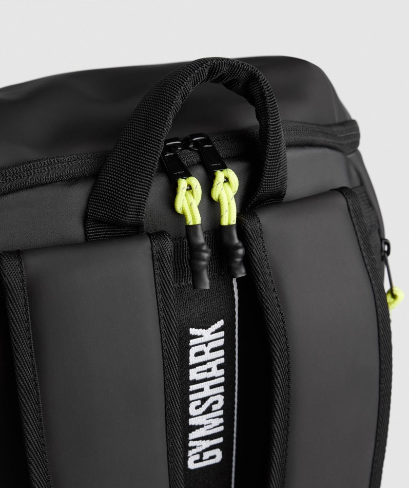 Gymshark Elegant Ryggsekk Svart-reaktiv Grønn