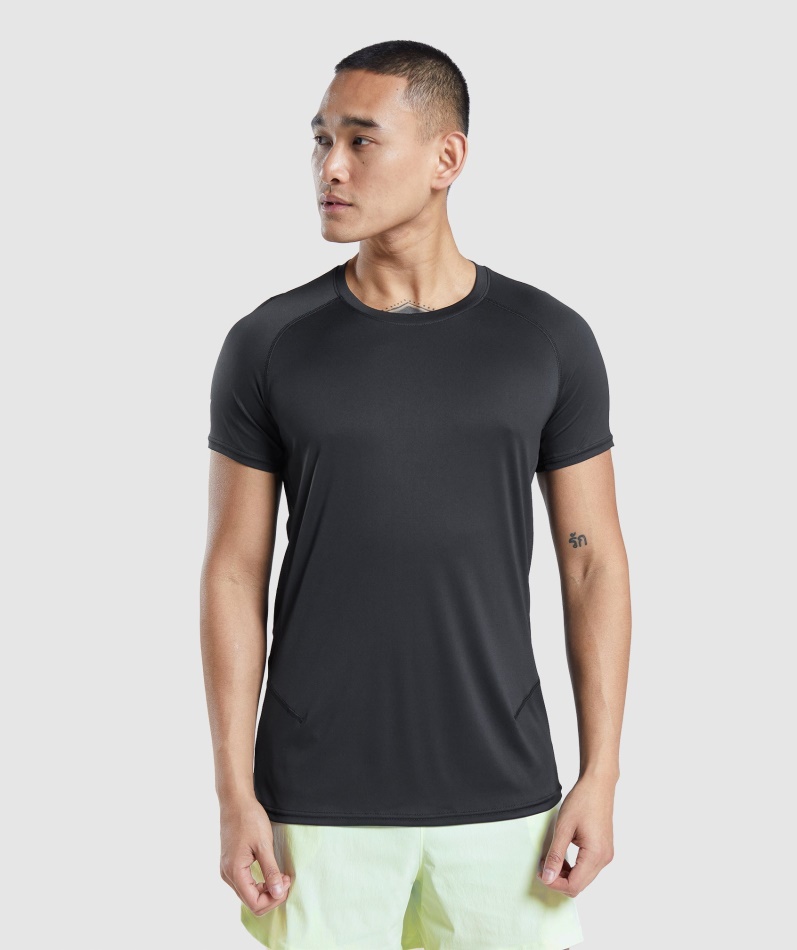 Gymshark Speed Evolve T-skjorte Svart