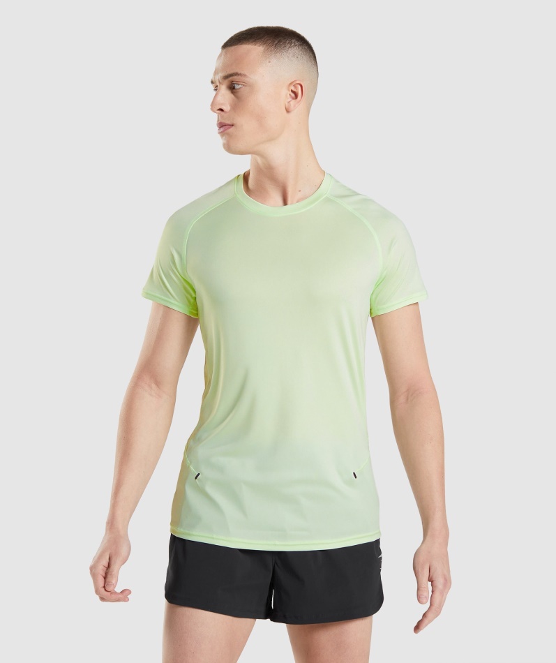 Gymshark Speed Evolve T-skjorte Agurkgrønn
