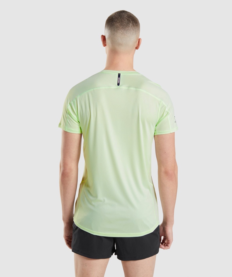Gymshark Speed Evolve T-skjorte Agurkgrønn