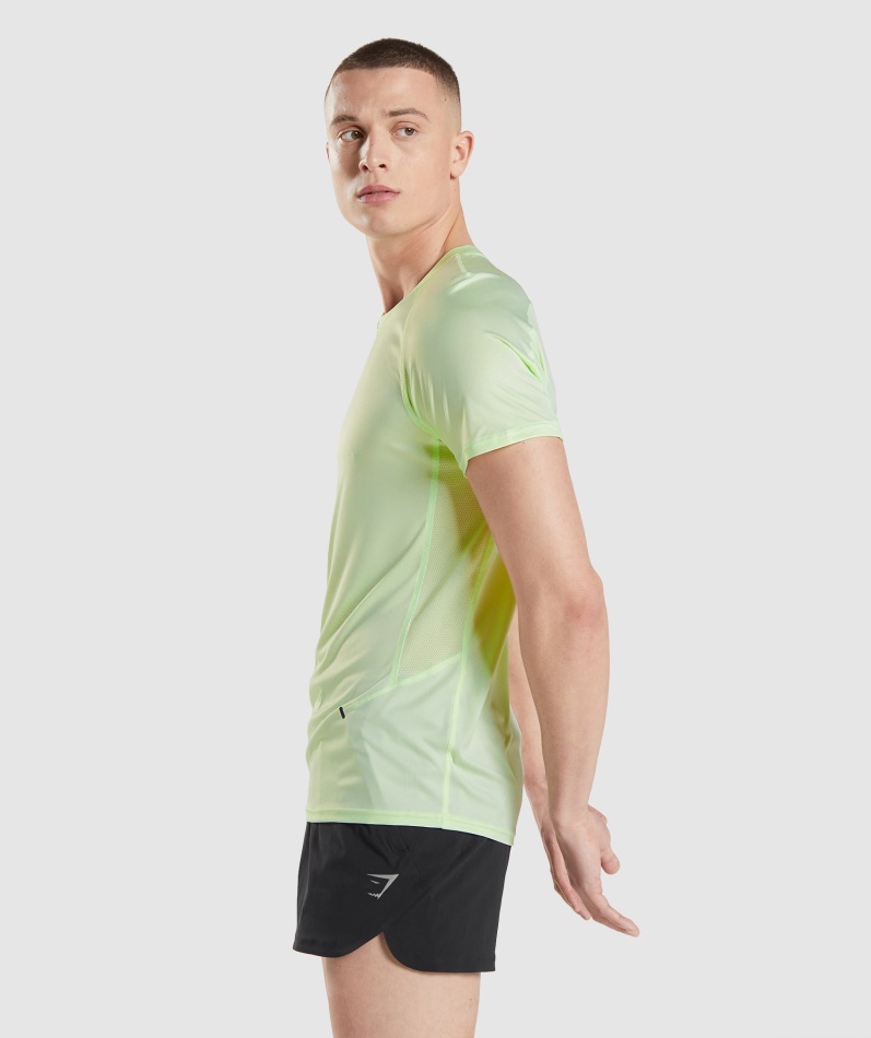 Gymshark Speed Evolve T-skjorte Agurkgrønn