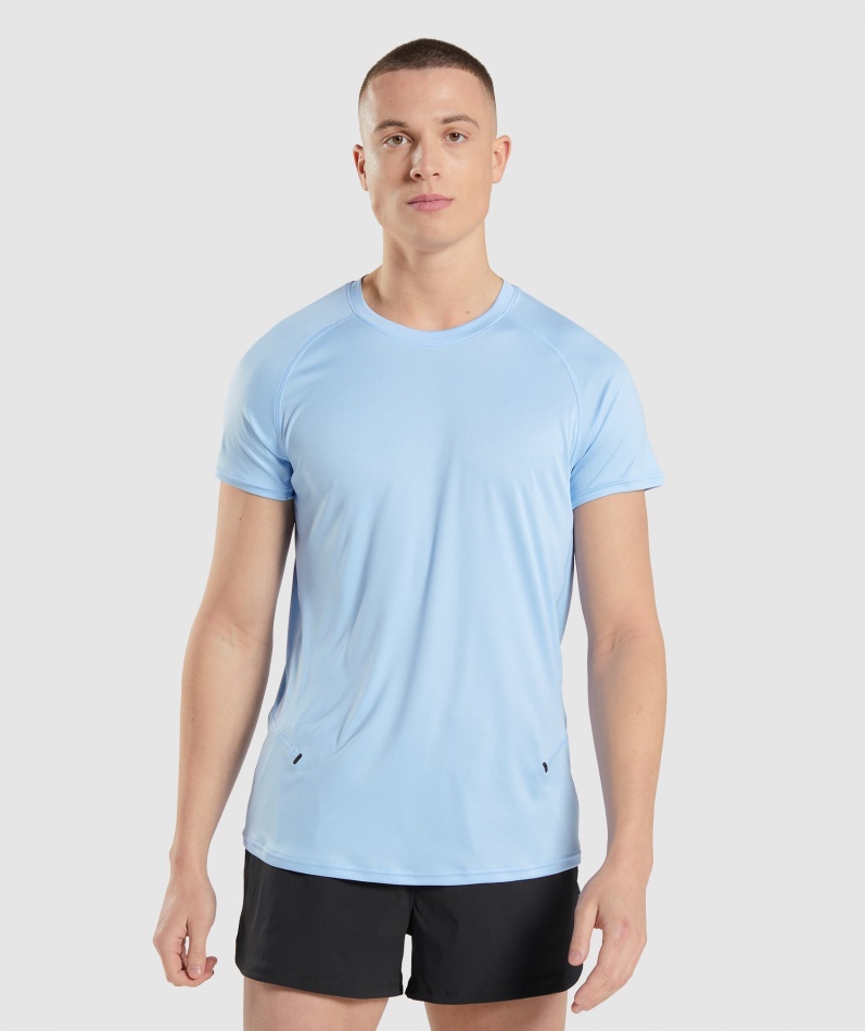 Gymshark Speed Evolve T-skjorte Månesteinsblå