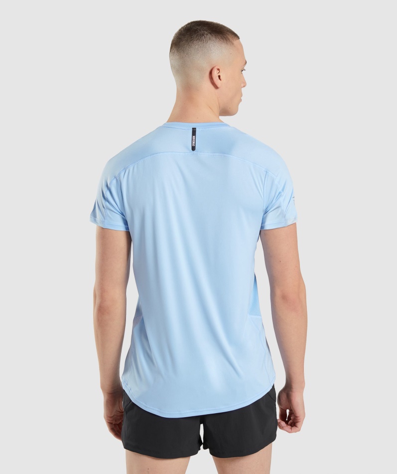 Gymshark Speed Evolve T-skjorte Månesteinsblå