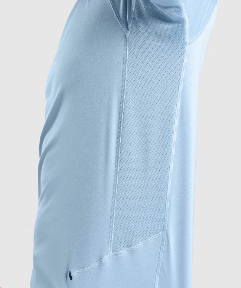 Gymshark Speed Evolve T-skjorte Månesteinsblå