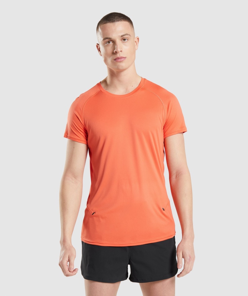 Gymshark Speed Evolve T-skjorte Papaya Oransje