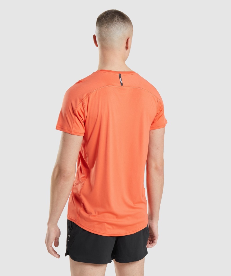 Gymshark Speed Evolve T-skjorte Papaya Oransje